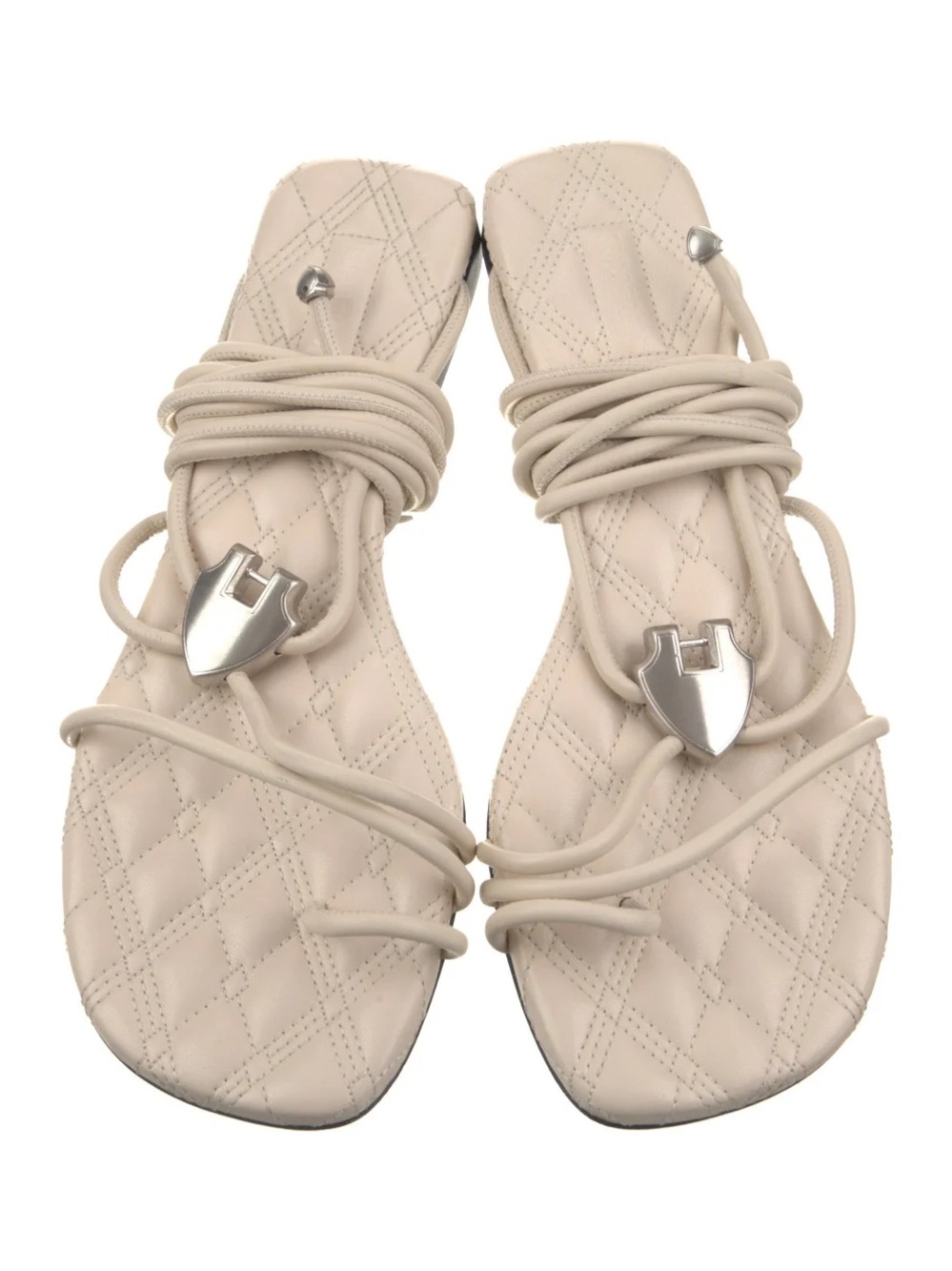 Burberry leather sandals